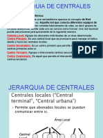 Jerarquia y Encaminamiento Centrales