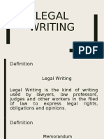 Legal Writing