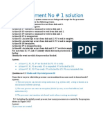 Assignment No # 1 Solution: 8 Hello and 8 Bye Total Process 20