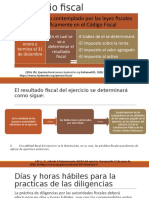 Ejercicio Fiscal