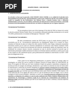 Alegatos Conducción Estado de Ebriedad