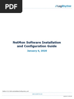 Netmon Software Installation and Configuration Guide: January 6, 2020