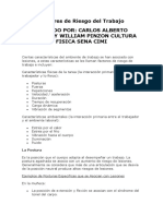 Factores de Riesgo Del Trabajo Ergonomia