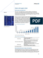 Solar Cell Supply Chain