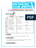 Sucesiones Numericas y Alfabeticas para Cuarto de Secundaria