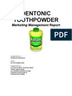 Finalmarketingreport Dentonic