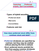 Hybrid Financing: Preferred Stock, Warrants, and Convertibles