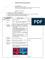 Detailed Lesson Plan in Algebra For Grade 8