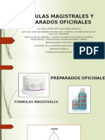 Fórmulas Magistrales y Preparados Oficinales