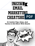 Email Marketing Cheatsheet