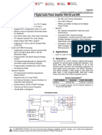 TAS5727 25-W Digital Audio Power Amplifier With EQ and DRC: 1 Features