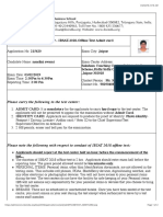 IBS Admissions 2019 - IBSAT-2018-Offline Test Admit Card