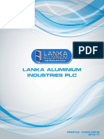 Lanka Alluminium - Profile Catlogue - CD PDF