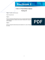 Practicum 3: Course C Programming Language Meeting 5