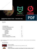 MTC - Optimizing Supply Chain by Sayontan Ray