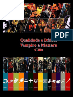 Qualidades de Defitos de Clãs - Vampiro A Mascara