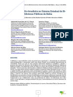 TANUS, TANUS Et Al. - A Literatura Afro-Brasileira No Sistema Estadual de Bi-Bliotecas Públicas Da Bahia.