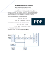 Elaboracion Acido Sulfurico