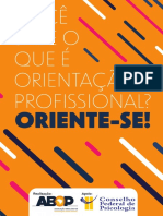 Você Sabe o Que É Orientação Profissional - Oriente-Se - CFP