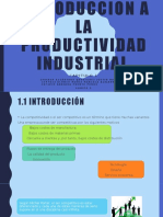 Introduccion A La Productividad Industrial