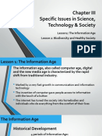 Chapter 3 - Specific Issues in STS