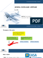 Aircraft General Knowladge-Airframe: Related To The Syllabus of FCL For ATPL