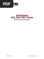 DCS, DLM, PRO-T Series: M9 Option Programming Manual