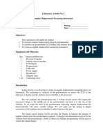 Exp4 Angular Displacement Measuring Instrument