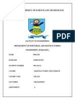 N0174147G Manufacturing Processes