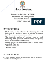 Flood Routing - 1