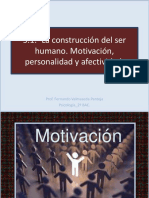 5.1. - La Construcción Del Ser Humano. Motivación, Personalidad y Afectividad.