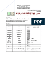 Simulacion Pracica 1 Diodos, Circuitos Rectificador y Reguladores de Voltaje