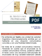 El Texto y Sus Propiedades - 01