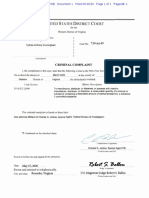 Tyshea Anthony Cunningham Criminal Complaint