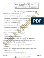 Devoir de Contrôle N°2 - Math - Bac Mathématiques (2016-2017) MR Meddeb Tarek