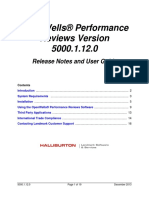 Openwells® Performance Reviews Version 5000.1.12.0: Release Notes and User Guide