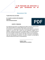 Memorandum Modelos