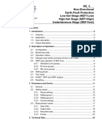 RE - 5 - Non-Directional Earth-Fault Protection Low-Set Stage (NEF1Low) High-Set Stage (NEF1High) Instantaneous Stage (NEF1Inst)