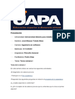 Filosofía General Tarea I