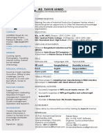 CV of MD TANVIR AHMED 1