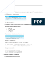 (CH 8) Relations 1. Basics: 400 Lecture Note #6