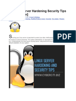 40 Linux Server Hardening Security Tips