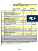 Planilha de Calculo de Obra Exemplo