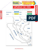 Regiones Naturales Del Perú para Primer Grado de Primaria