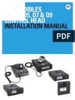 Installation Manual: Apx Mobiles O2, O3, O5, O7 & O9 Control Head