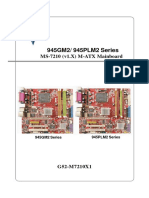 945GM2/ 945PLM2 Series: MS-7210 (v1.X) M-ATX Mainboard