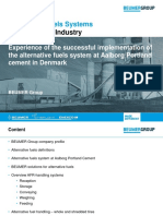 Alternative Fuel Systems at Aalborg Portland Cement, Denmark - Macario Yap