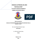 Perfil de Proyecto - Sistema de Control de Inventario para La Farmacia