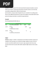 General Journal Accounting