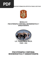 Modulo Iii Psicoterapia Corporal Bioenergetica y Danzaterapia 2020 Iii - Semstre